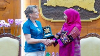 Gubernur Khofifah ke Tim World Food Programme: Jatim Siap Pelaksana Pertama Beras Fortifikasi MBG