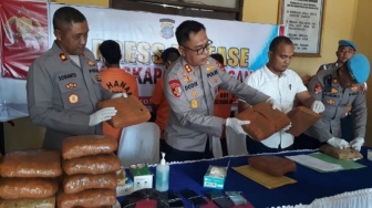 Polres Padang Lawas Gagalkan Penyelundupan 44 Kg Ganja ke Jakarta, Satu Pelaku Buron!