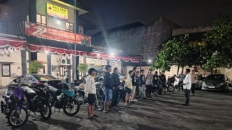 Patroli Malam Polsek Kartasura Sasar Knalpot Brong, 15 Kendaraan Diamankan