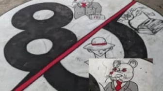 Mural One Piece Dibungkam, Viral Warga Sragen Balas dengan Sindiran Keras Koruptor