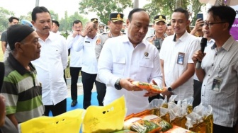 Polri-Bulog Gelar Pasar Murah di Madiun, Distribusikan 6 Ton Beras