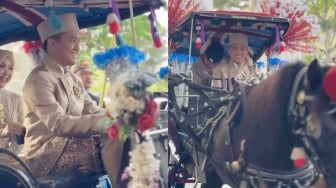 Pernikahan Anak Alya Rohali Usung Adat Betawi, Mempelai Pria Datang Naik Delman