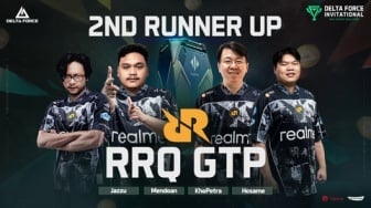 Tim Indonesia RRQ GTP Juara 3 Turnamen Delta Force Asia Tenggara, Kalah dari Taiwan-Thailand