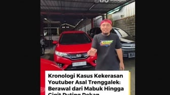 Viral! Youtuber Otomotif Mustofa Kepala Jenggot Jadi Tersangka Usai Gigit Puting Teman Sendiri