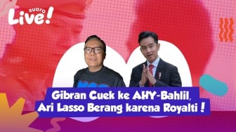 Suara Live: AHY Dicuekin Gibran hingga Ari Lasso Ngamuk ke WAMI