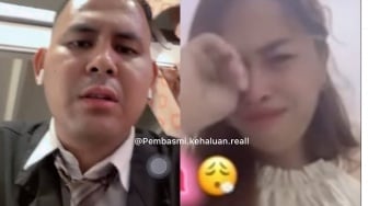 Viral Suami Pasrah Istri Nangis Gagal Lepas Regulator Gas, Ekspresinya Bikin Ngakak Massal