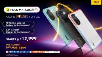 Poco M7 Plus 5G Resmi, HP Murah Spek Gahar dari Saudara Xiaomi