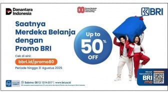 Merdeka Belanja, Nikmati Diskon Spesial HUT ke-80 RI dari BRI hingga 31 Agustus