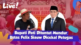 Suara Live! Warga Paksa Bupati Pati Undurkan Diri, Ustaz Felix Siauw Dicekal Petugas