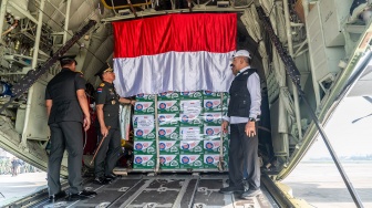 Indonesia Kirim 800 Ton Bantuan Kemanusiaan untuk Palestina