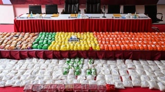 Polda Metro Jaya Bongkar Sindikat Narkoba Internasional, 516 Kg Sabu Disita