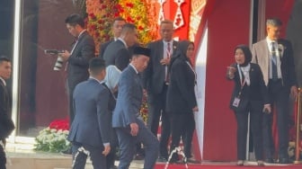 Sidang Tahunan MPR: SBY Dikawal AHY, Jokowi Hadir Tanpa Iriana, Megawati Belum Muncul