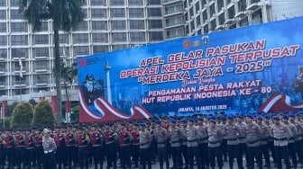 400 Ribu Warga Bakal Kepung Jakarta Saat 17 Agustus, Polri Siaga Penuh Gelar Operasi Merdeka Jaya