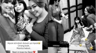 Gisel Nyesek Kenang Momen Ceria Mpok Alpa Bareng Gempi, Tak Tahu Lagi Berjuang Sembuh