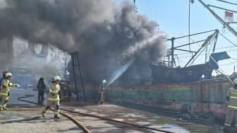 Kronologi Kebakaran Kapal di Dermaga Muara Baru, Kerugian Hampir Rp 3 Miliar