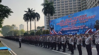 Jaga Ketat Pesta Rakyat HUT RI ke-80, Nyaris 10 Ribu Pasukan Gabungan Disebar ke Jakarta Besok!
