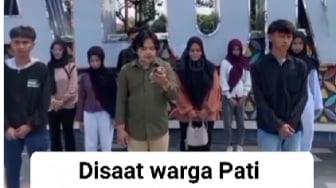 Aksi 'Agak Laen' Mahasiswa Pati Dukung Kenaikan Pajak, Digeruduk Netizen: Sampah Masyarakat!
