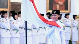 Daftar Lengkap Paskibrakan Pengibar Bendera Pusaka HUT RI ke-80 di Istana Meredeka