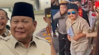 Pamer Joget Gemoy saat Karnaval HUT RI, Aksi 'Prabowo Cilik' Bikin Ngakak: Jangan ya Dek!