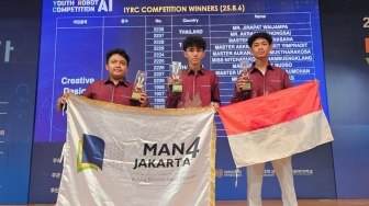 Siswa MAN 4 Jakarta, Choky Fii Ramadhani dkk Raih Dua Medali pada Ajang IYRC 2025 di Korea Selatan