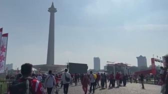 Keseruan Acara HUT ke-80 RI di Istana Merdeka, Dari Kirab Bendera di Monas hingga Pesta Rakyat