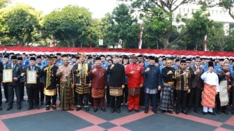 HUT ke-80 RI, Kemendagri dan BNPP Gelar Upacara Peringatan