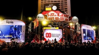 Bank Mandiri Meriahkan Pesta Rakyat HUT ke-80 RI di Bundaran HI, Gelorakan Semangat Nasionalisme