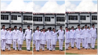 Viral Paskibraka Papua Barat Daya Nyaris Tumbang, Dibantu Rekannya hingga Tugas Selesai