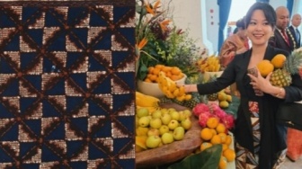 Filosofi Batik Slobog, Busana Penuh Makna Gustika Hatta saat HUT ke-80 RI
