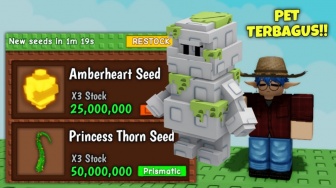 5 Tips Rahasia Beanstalk Event di Grow a Garden Roblox, Cepat Dapat Orb dan Pagar
