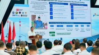 Pertamina Resmikan Penerbangan Perdana SAF dari Minyak Jelantah