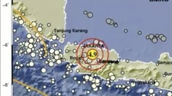 Gempa Magnitudo 4.9 Guncang Bekasi, Terasa Hingga Karawang