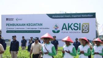 Bangun Kepedulian Masyarakat, Sebanyak 100 Karyawan Pupuk Indonesia Grup Gelar Program AKSI 2025