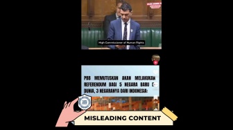 CEK FAKTA: Benarkah PBB Putuskan Referendum 5 Negara Baru, 3 dari Indonesia?