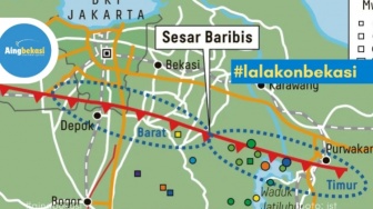 Sesar Baribis Melewati Mana Saja? Penyebab Bekasi Diguncang Gempa 7 Kali