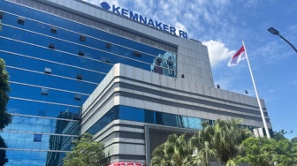 Suasana Gedung Kemenaker Usai Wamenaker Immanuel Ebenezer Dicokok KPK