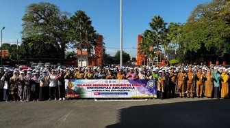 Bupati Mojokerto Sambut Peserta KKN-BBK Unair 2025
