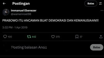 Viral Noel Ebenezer Sebut Prabowo Ancaman Demokrasi dan Kemanusiaan