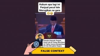 CEK FAKTA: Video Mantan Pimpinan KPK Sebut Penjual Pecel Lele Bisa Kena UU Tipikor