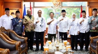 Mendagri dan Ketua Baznas Bahas Penyaluran Bantuan Kemanusiaan Palestina dan Indonesia