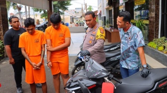 Jual Motor Curian di Facebook, Dua Maling di Bandar Lampung Kena Jebak Korbannya Sendiri