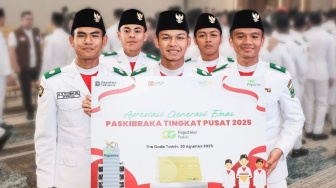 Pegadaian Apresiasi Tabungan Emas untuk Paskibraka Nasional 2025, Peduli Generasi Emas