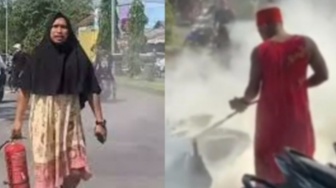 Viral Petugas Damkar Padamkan Api Pakai Daster di Sukabumi, Ini 5 Fakta Mengejutkan!