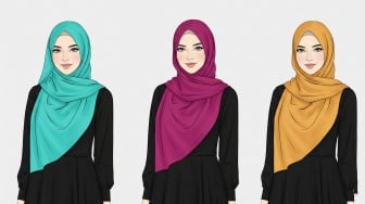 Inspirasi Warna Jilbab untuk Gamis Hitam agar Tampil Modis dan Anggun
