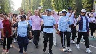 Kemendagri Rayakan Puncak HUT ke-80 dengan Jalan Sehat dan Bazar Meriah di TMII