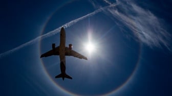 Fenomena Halo Matahari Hiasi Langit Batam