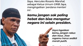 Ungkap Ada 'PM', Hercules: Kamu Jangan Sok Paling Hebat dan Bisa Mengatur Negara Ini Selain Prabowo