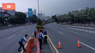 Jakarta Lumpuh! Demo DPR Ricuh, Tol Dalam Kota Ditutup, Kendaraan Dipaksa Putar Balik