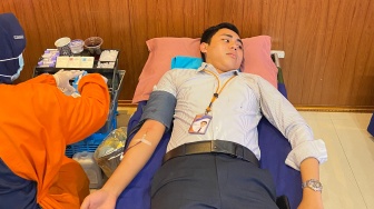 Semarakkan HUT RI ke-80, BRI Purwodadi Dukung Aksi Donor Darah Kejari Grobogan