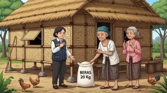 Warga Muntilan Ini Tolak Bantuan Beras Karena Takut Mubazir, Kondisinya Bikin Petugas VDK Trenyuh